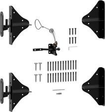 Anti Sag Gate Frame Kit Hardware, 90 Degree Right Angle Gate Hinges, Gate Fence