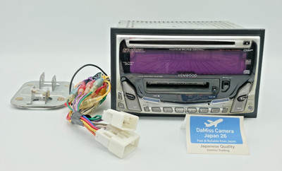 KENWOOD DPX-6000MD MD/CD Receiver Double DIN Car Stereo   Tested & Working 60133