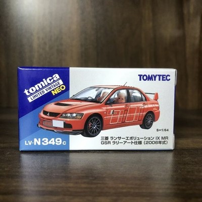 Tomica Limited Vintage Neo 1/64 Mitsubishi Lancer Evolution IX MR Ralliart Red
