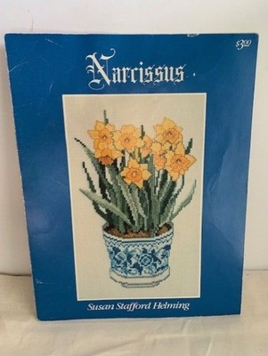 Narcissus Counted Cross Stitch Pattern Susan Stafford Helming Craft Pattern
