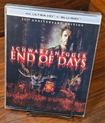 End of Days (25th Anniversary Edition) (4K) SLIPCOVER- w/PROTECTIVE SLEEVE - NEW
