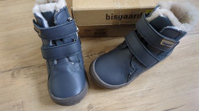 Stiefelette Boots Bisgaard neu Gr 29 SIL 19cm marineblau Schurwolle Leder