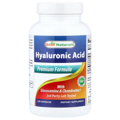 Hyaluronic Acid With Glucosamine & Chondroitin, 120 Capsules
