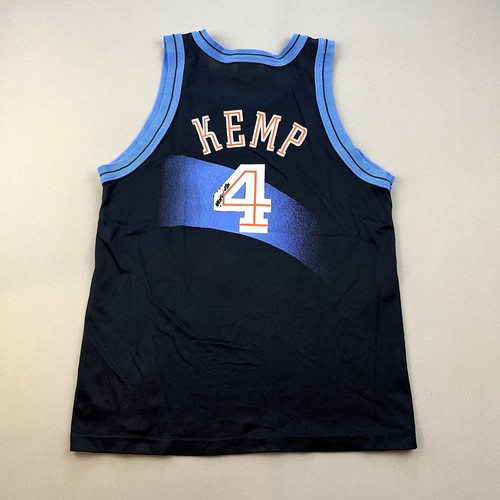 Vintage Cleveland Cavaliers Shawn Kemp Jersey Youth Large Black Champion NBA 90s - Bild 5 von 12