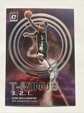 2022 Donruss Optic Basketball #14 Zion Williamson Purple T-MINUS 3. 2. 1.