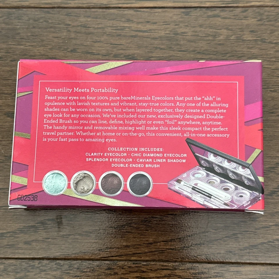 BareMinerals Eyecolor Palette 4 Dazzling Colors In Cool Compact Bare Escentuals - Image 3 of 3