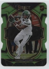 2022 Panini Select Concourse Neon Green Prizm Die-Cut 277/299 Garrett Wilson z7j