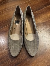 Vintage VanEli Silver Woman s Size 10.5M Pumps Italian