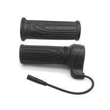 1 Pair 20X E-Bike Full Twist Throttle Grip, 24V-72V with 3 pin Waterproof/SM