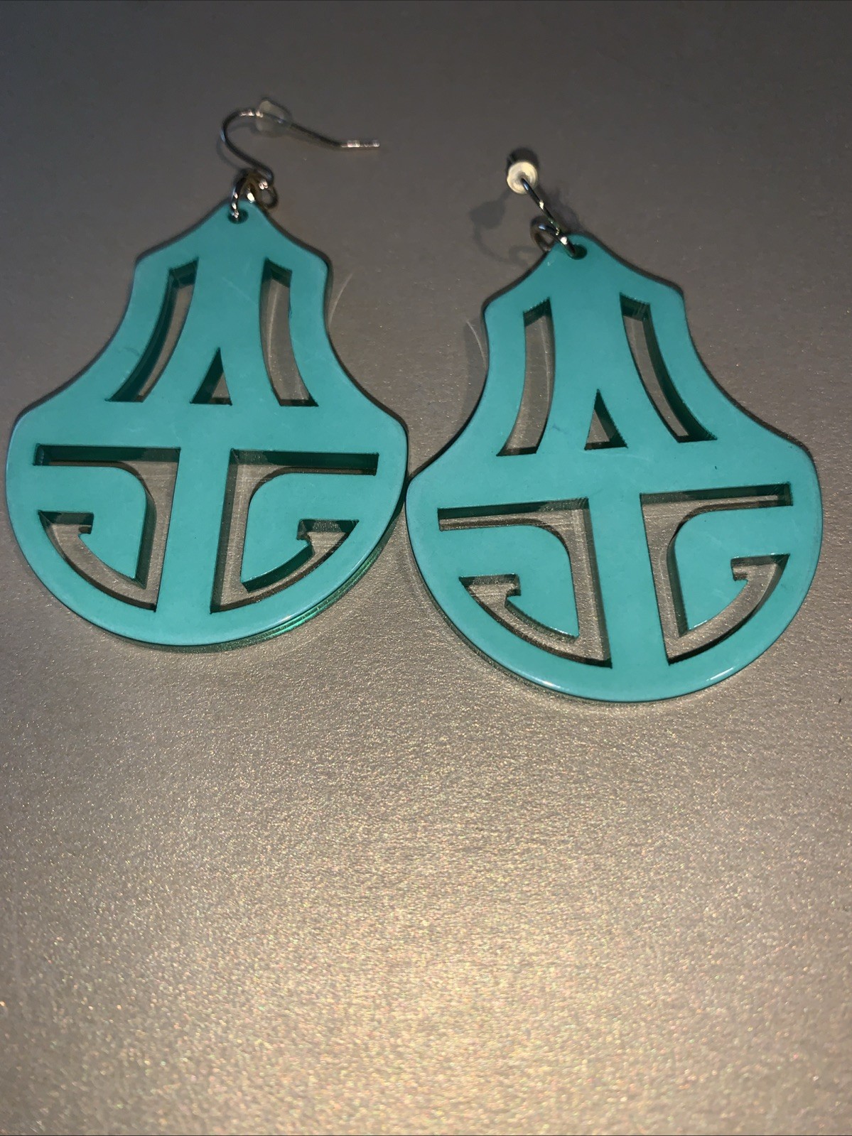 Mint Green Chandeliers Statement Earrings By Micc… - image 7