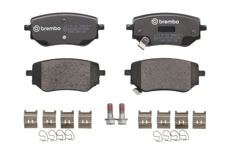 Brake Pads Set Rear P50153 Brembo 4704230600 A4704230600 D40605JU0A 22861 22862 - Image 21