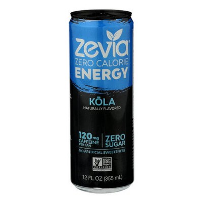 Zevia, Energy Kola Zero Calorie, 12 Oz(Case Of 12)