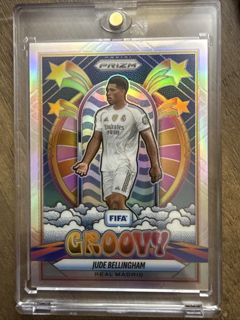 Jude Bellingham 2025-26 Panini Prizm Fifa #1 Groovy SP Real Madrid