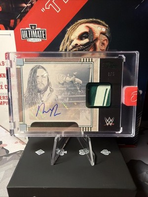 2024 Panini Three Count WWE Prime Memorabilia Green 4/5 Pete Dunne Auto 3hd