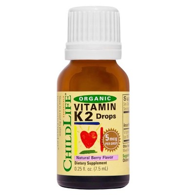 CHILDLIFE Essentials Organic Vitamin K2 Drops - Infant Toddler Baby Vitamin K...