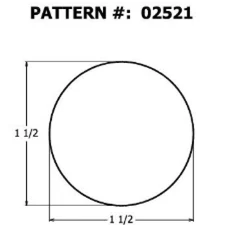 Alexandria Moulding 02521-R0036C1 Ramin Hardwood Dowel 36 Lx1.5 Dia. in. 2-Pack