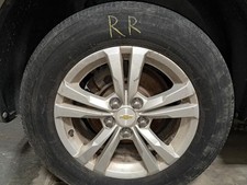 2012 Chevy Equinox Right Rear Wheel 17x7 Painted Silver OEM Assembly