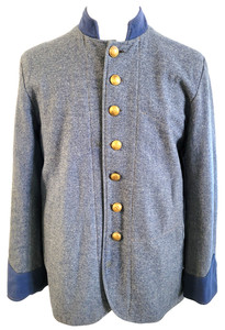C&D Jarnagin Civil War Confederate Jacket Coat Infantry Size 40 I Buttons USA