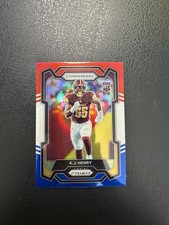 2023 Prizm - K.J. Henry - Rookie #400 Red White Blue - Washington Commanders