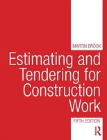 Estimating And Tendering For Construction Work Martin Brook Taschenbuch Englisch