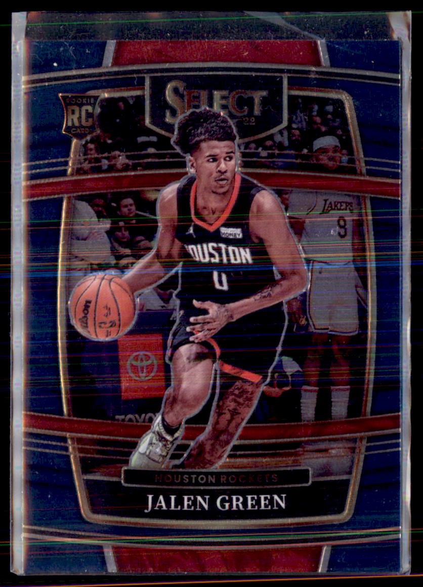 2021-22 Panini Select Basketball Jalen Green Rockets 7 RC