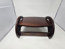 KidKraft Adjustable Height Wooden Kids Step Stool Espresso Brown Toddler