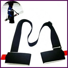 Skiing Pole Shoulder Hand Carrier Lash Handle Strap Adjustable Buck Hook