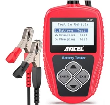 ANCEL BA101 Car Battery Tester, 12V Digital Automotive Alternator Meter Diagnost