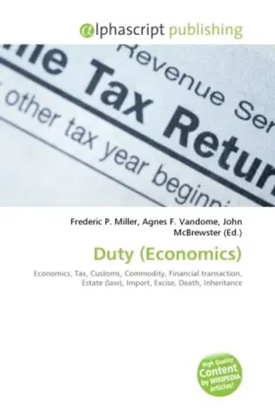 Frederic P. Miller (U. A.) | Duty (Economics) | Taschenbuch | Englisch (2026)-image
