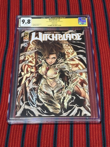 Witchblade #2 Joelle Jones CGCxJSA 9.8 Signed & Sketched Variant Cover Image/Cow