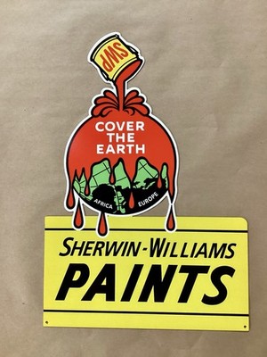 Sherwin- Williams Paint Metal Sing  On 20 Gauge Steel  17.5  X 12 