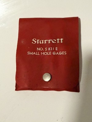Starrett S831E Small Hole Gauge in case vintage
