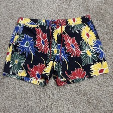 J Crew 6  Floral Stretch ECONYL Nylon Swim Trunks US Men's Size 35