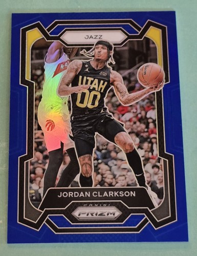 2023-24 Panini Prizm JORDAN CLARKSON #65 Blue Prizm #/199 Utah Jazz - 第 1/4 張圖片