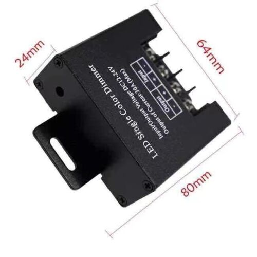 11Key RF 30A LED Single Color Dimmer DC12V-24V Aluminum Dimming LED Strip Contro - Picture 3 of 9