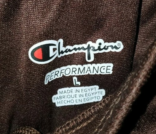 Champion Performance Brown Basketball Shorts With Stripes Mens Large - Picture 5 of 6