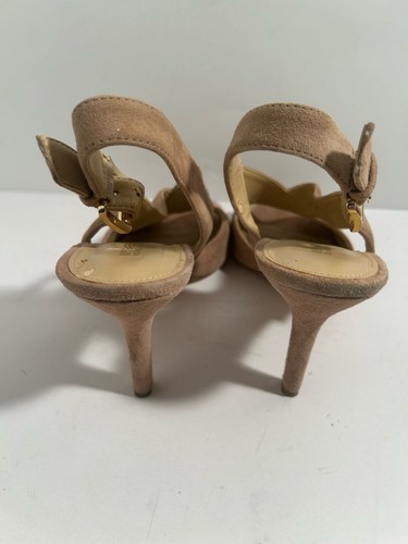 Michael Kors Wildleder Becky offene Zehenpartie kreuz und quer Slingback Absatz 9. - Bild 3 von 8