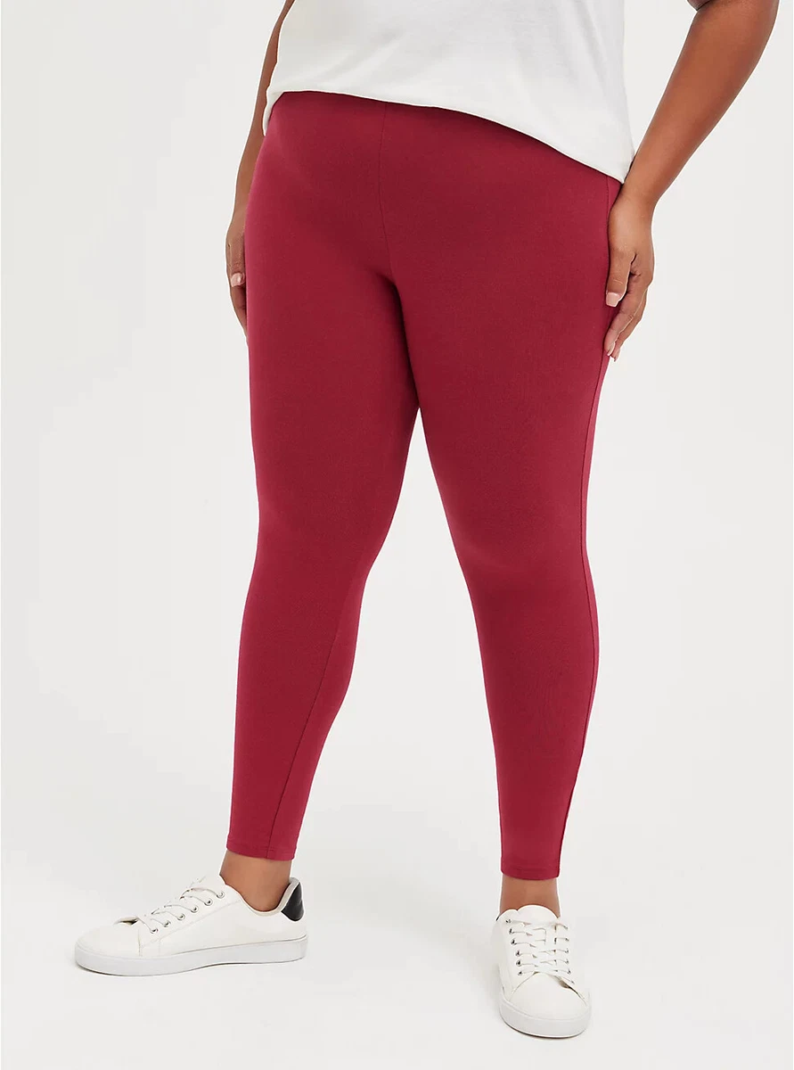 Torrid Comfort Waist Tapered Leg Premium Leggings Red 2 2X 18 20