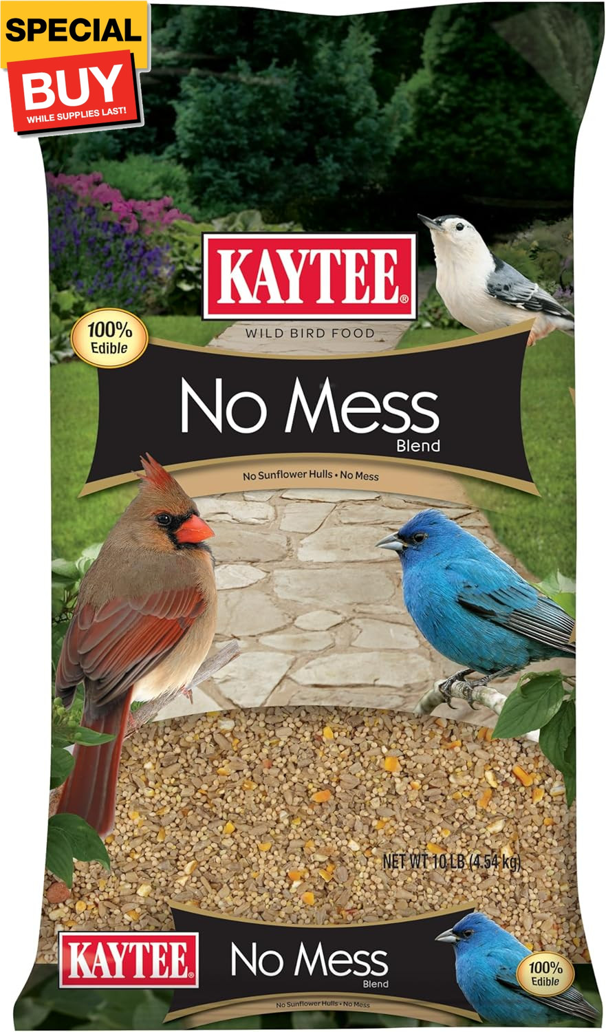 Seed Blend For Blue Jays, Woodpeckers, Ju