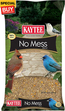 Wild Bird No Mess or Waste Free Food Seed Blend For Blue Jays, Woodpeckers, Ju
