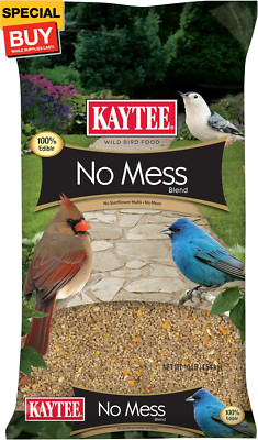 Wild Bird (No Mess or Waste Free) Food Seed Blend For Blue Jays, Woodpeckers, Ju