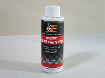 Engine Pro 40-1900 Hi Zinc Engine Protection with ZDDP 4oz Bottle