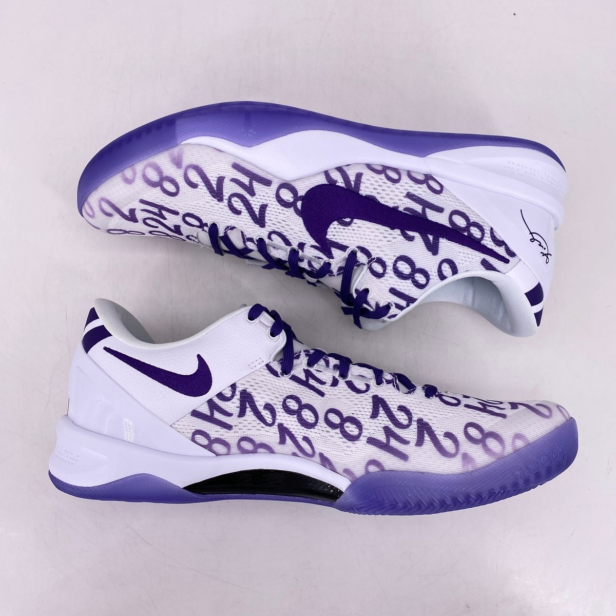 【週末最終SALE】Nike Kobe 8 ホワイト/パープル GS) Nike Kobe 8 Protro 'White Court Purple' FN0266-101