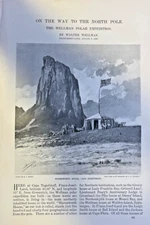1899 Walter Wellman Exploring the North Pole Cape Tegetthoff Franz-Joseph-Land