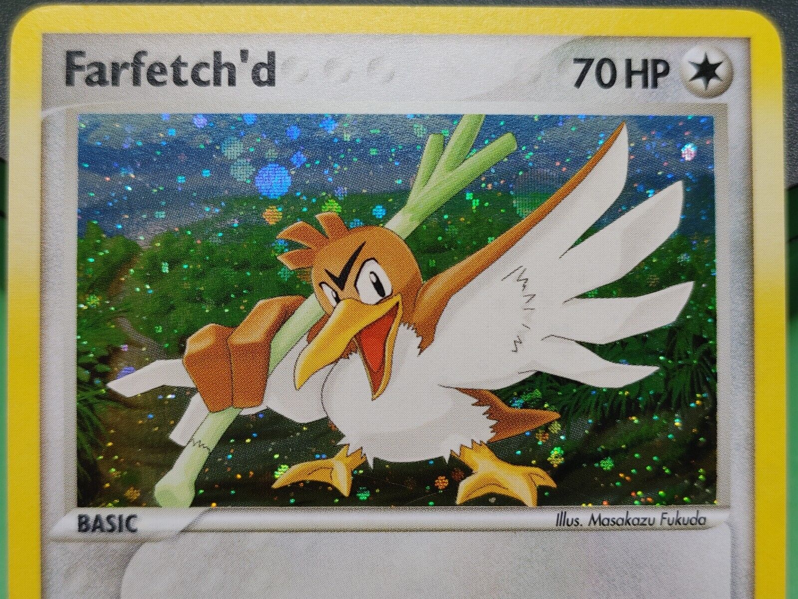 Farfetch'd 107/106 Holo Rare Secret Rare Swirl Holo Ex Emerald NM W/Tracking