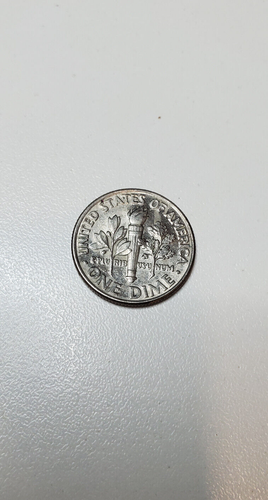 1997D Roosevelt Dime AU Retained Strike Through on Reverse - Picture 12 of 21