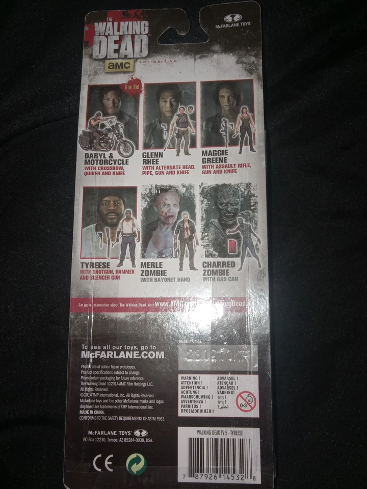 Figura de acción The Walking Dead CHARRED ZOMBIE serie 5 McFarlane nueva en caja 5 pulgadas Foto 2 de 2