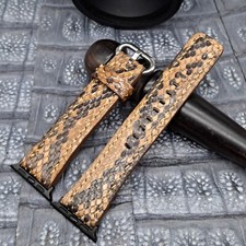 Exotic Leather Watch Band for Apple Watch size 38/40/41mm
