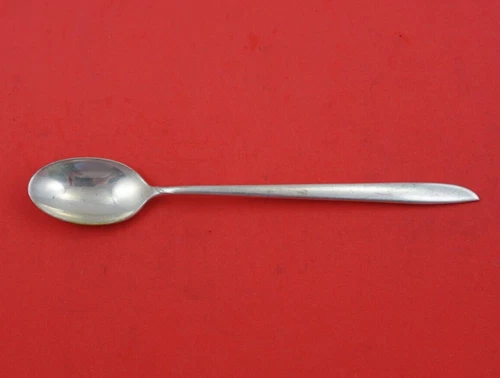 Silver Rhythm by International Sterling Silver Iced Tea Spoon 7 1/4" Silverware