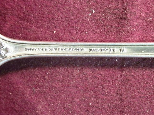 Tiffany & Co STERLING 1909 ST. DUNSTAN FORK 7 1/4" 85g Mono BMD - Picture 4 of 4